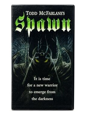 TODD MCFARLANE'S SPAWN (VHS, 1997, UNRATED VERSION) (HBO) HOLOGRAPHIC COVER